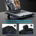 Hot TopMate C302  Laptop Cooling Pad Ultra-Thin Notebook Cooler , Laptop Fan Cooling Bracket Belt  2  One Mute Large Fan Blue  LED  Lamp , Cold Pad Built-in  USB  Cable Plug-and-Play , Applicable  10-15.6  Inch Laptop. 