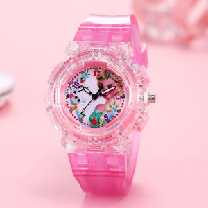 [Frozen] Kids Colorful LED Luminous Watch Fashion Boys and Girls Sports Watch