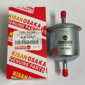 Lọc nhiên liệu Lọc xăng bằng sắt Nissan Sunny X-Trail ... 2 đầu thẳng 8mm (Mã 16400-V2700).