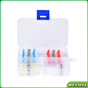 Nexlent 50PCS Solder Seal Wire Connector Waterproof Heat Shrink Middle Connection Terminal Combination Box