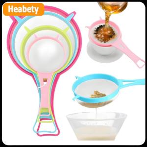 【2-3 ngày giao hàng】 Bộ 4 Bộ lọc lưới đa năng có tay cầm-Hoàn hảo cho trà nước trái cây bột mì sữa đậu nành v. v. -Tiện ích nhà bếp dễ dàng để lọc