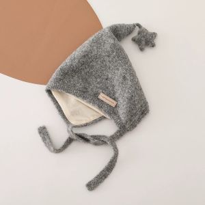 WENKEN Dày Mũ len Họa tiết hình ngôi sao. Mềm mại Mũ Bonnet có dây buộc Dễ thương Chống gió. Mũ len mùa đông cho trẻ em. Các bé gái