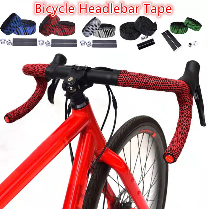 Mas AUTO Road Bike Handlebar Tape Antisilp EVA Tape With Bar Plug