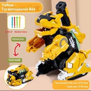 Kids Toy Vehicles Dinosaur Transformation Car Collision Inertia Car Rex Toy Car Model for Boys