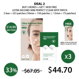 (ULTRA XECOND SKIN) Perfect Clear Spot Patch (1 Box = 75 Patches) - COCOMO