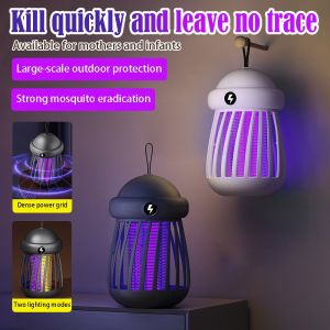 灭蚊灯 Bug Zapper Outdoor Rechargeable Mosquito Killer Lamp Electric Trap Fly Zapper Indoor Suitable for Mother and Baby Home Catering Electric Mosquito Killer Lamp trap Wall Mounted Energy Savin UV ubat nyamuk eletrik