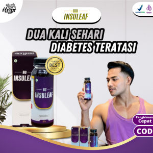 BIO INSULEAF Original 100% Herbal Alami Solusi Tepat Atasi Diabetes Kolesterol Kecing Manis