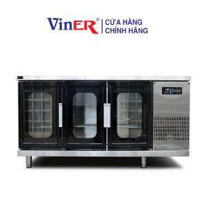 [VINER CHÍNH HÃNG]  Tủ bàn lạnh bàn mát 1m8 cánh kính quạt gió Viner