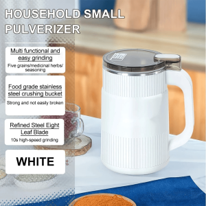 ☀️Life Core☀️ 500ml Portable Electric Grinder Stainless Steel 200W Strong Power Powder Spices Dry Machine For Beans Nuts Seeds Grain Crushing Food Blender Mesin Pengisarr 磨粉機