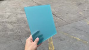 3MM Light Blue One-Side Matte Acrylic Sheet Frosted Translucent Cast Plexiglass Plastic Board ForCraftSignDIY Display