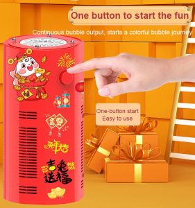 Fatai Automatic light music fireworks bubble blowing machine