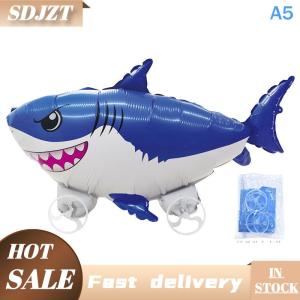SDJZT 4D lá voi bóng đứng đi bộ với bánh xe phim hoạt hình trẻ em sinh nhật đảng động vật trang trí