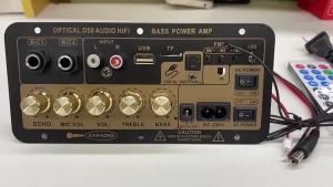 Digital Bluetooth Stereo D50 Amplifier Board Dual Microphone Karaoke USB Audio Amplifier Subwoofer
