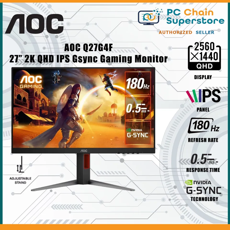 AOC Q27G4 Q27G4F 2K Gaming Monitor 27\
