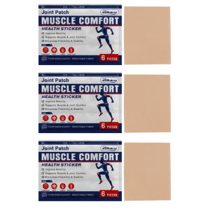 Miếng dán giảm đau khớp & cơ chuyên nghiệp với axit xitric & tinh bột miếng dán hỗ trợ dán 6 miếng