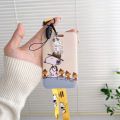 NFYKY Portable Credit ID Card Snoopy Meal Card Lanyard Card Case Snoopy Card Holder Cartoon Card Cover. 