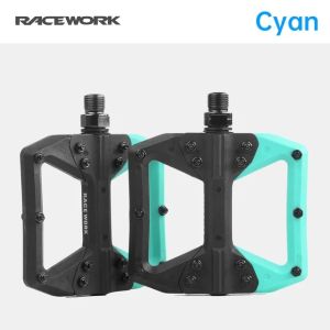 Racework Bicycle Pedals Big Flat Platform Ultralight Seal Bearings Mtb Pedals