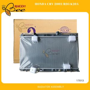QUEENBEE 17013 Honda CRV RD5 K20A Radiator Assembly 2003 A/T 400x728x26mm 19010-PPA-A51 (Polar)