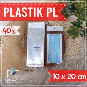 Plastik Display Tebal 10x20 Cm 40 s mic Plastik Gantung Plastik Aksesoris