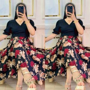 Dress Wanita Kimono Haruka Katun Rayon