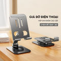 [HCM] Giá Đỡ Điện Thoại Máy Tính Bảng Xoay 360 Hợp Kim Nhôm -Hesede. 