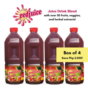BOX OF 4 - REDJUICE Juice Drink Blend with Herbal Extracts (2 Liters each)