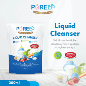 Pure Baby - Pure BB - PureBB Liquid Cleanser LCR ( 200ml/450ml/700ml Refill ) Sabun Cuci Botol Bayi Purebaby