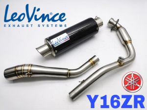 Yamaha Y16 Accessories Coolant Net Manifold Stainless Y16ZR Exhaust Y16ZR LeoVince Muffler Carbon Fiber Tabung Ekzos Motor