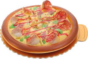Simulation Pizza Model Faux Pizza Artificial Dessert Model Pizza Photo Props Realistic Pizza Model Lifelike Pizza Manipulatives Fun PVC Pastry Child Food