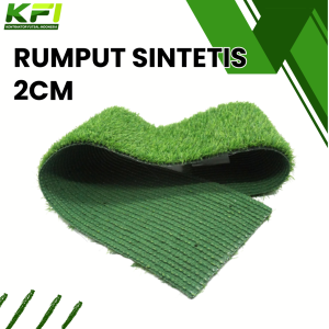 Rumput Sintetis 2 Cm Tipe Swiss Ukuran 2x1 Meter Untuk Dekorasi Dari KFI Sport