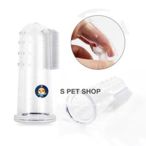 Kabi Pet Cat Dog Silicone Finger Toothbrush Set For Pet Dog Cat Oral Care Dental Cleaning Toothbrush
