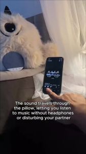 Under Pillow Bluetooth Speaker Better Sleep Mini Sound Audio Player Wireless Connection Timed Shutdown Ultra-Thin