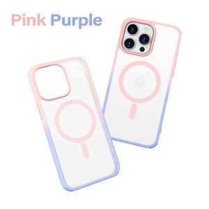 MagSafe Magnetic Phone Case for iPhone 16 / 15 / 14 / 13 / 12 / 11 Pro Max Plus Matte Translucent Back Cover For iPhone 16 Pro Max Military Grade Shockproof Protective Casing