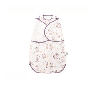 Topstudio BabyGo ผ้าฝ้ายบริสุทธิ์นุ่มสบายเด็กทารกผ้าห่อตัวเด็กซองสำหรับทารกถุงนอนปรับได้ผ้าห่อตัว