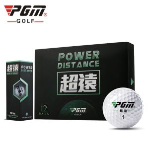 PGM New technology High Elasticity White Two Layer Golf Ball (A Grade Long Range power new golf balls) Q023