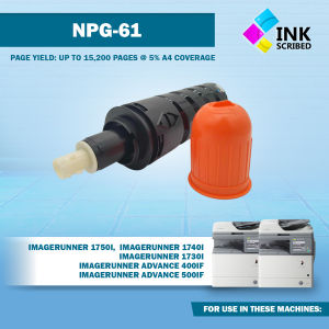 INKSCRIBED GPR48 C-EXV43 NPG61 Compatible Toner for Canon IR 400i 500i Printer