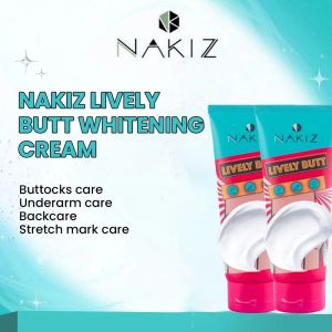 Thailand Nakiz Lively Butt Whtening Cream Underarm Armpit Inguinal Singit Bikini Whitening 100g