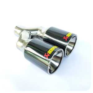 Tailpipe Knalpot Mobil Racing Akrapovic Carbon Universal mobil suara full bass