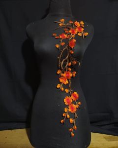 Renda Bordir Motif Sakura: Dekorasi Interior Tradisional