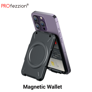 Profezzion Magsafe Wallet For iPhone 16 15 14 13 12 Card Holder Case SmartPhone Mount Suit For Credit/Debit Cards/IDs/Business Cards/Cash/Driving Licenses/Key Cards