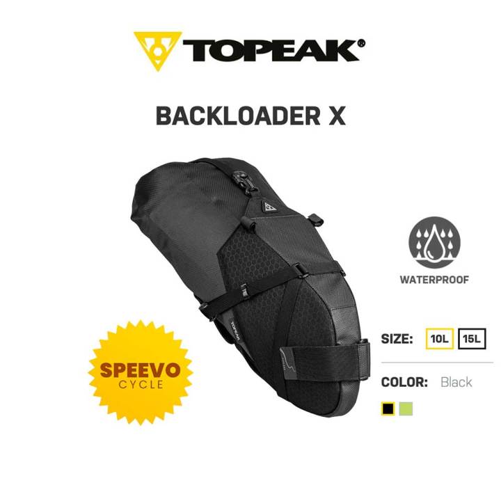 TOPEAK BACKLOADER X BIKEPACKING BICYCLE CYCLING BAG 10L 15L