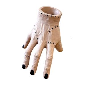 Rubber Hand Desk Accessories Multiuse Storage Solution Halloween Scary Finger Pen Holder Cup for Stationery Collection