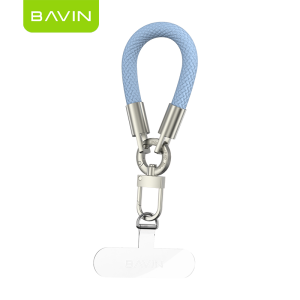 BAVIN BE23 Multi-Purpose Portable 8cm Braided Finger Strap Lanyard w/ 360° Metal Buckle for Phone Keys & TWS Earbuds