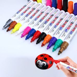 LANCE Mildew Resistant Large Capacity Paint Pen Colorful Waterproof Sewing Pen Multifunction Non-fading Oil Based Pen Rock Wood