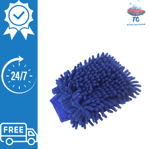 Găng Tay San Hô Rửa Xe Máy Oto Sợi Microfiber Mềm Mượt Siêu Thấm Hút