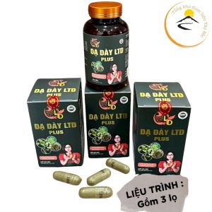 Liệu trình 3 lọ Dạ dày LTD Plus Dạ dày & đại tràng LTD L.T.D Lò Thị Dịu chính hãng (225 viên nang uống)