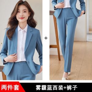 Coordinates set business attire womens suits suit New fashion three-piece set formal suit work clothes Workwear spring and autumn jacket㏇X0412