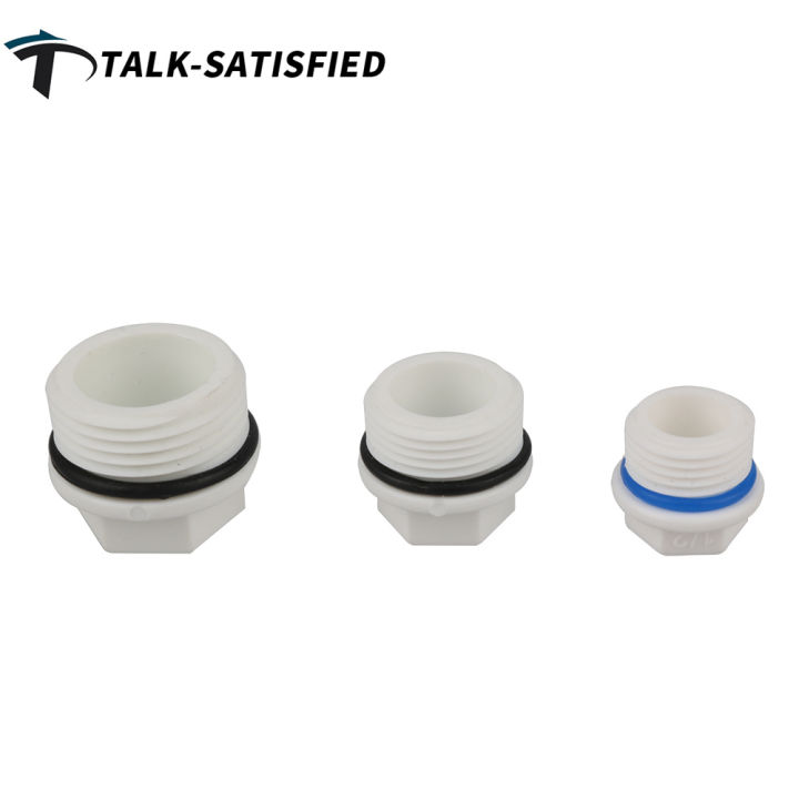 10 Pcs PVC Pipe End Plugs 1/2'',3/4'',1'' Male Thread Drip Irrigation ...