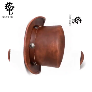 Steampunk Top Hat Steampunk Hat PU Pork Pie Hat Gay Top hat Jazz Hat Magician Top Hat BowlerTop Hat Magician Hat