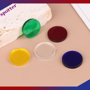 Sporter 10ชิ้นแผ่นปลายใสเส้นผ่าศูนย์กลาง15มม. เล่นคิวกระโดดไม้คิวสนุ๊กเกอร์และอุปกรณ์บิลเลียด